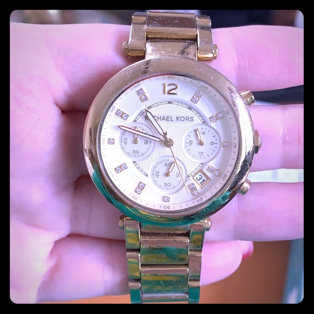 Gold Michael Kors Watch